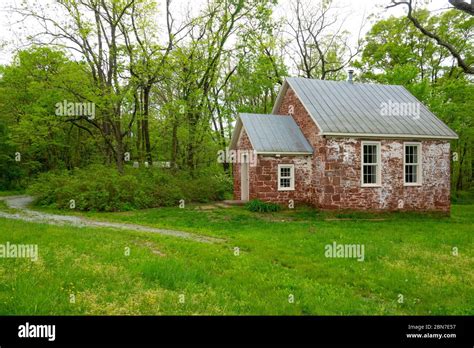 Usa Maryland Md Poolesville Seneca One Room Schoolhouse Historic 1800s