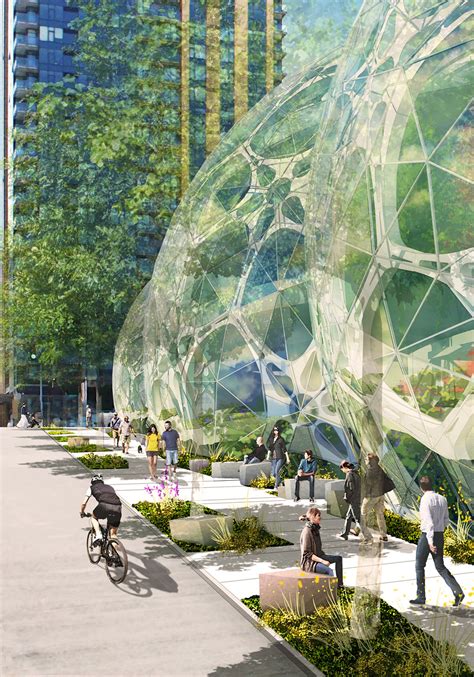 Nbbjs Biosphere Design For Amazon Seattle Hq Becomes Even More Organic