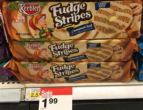 Keebler Limited Batch Fudge Stripes Cookies Only 159 All Things Target