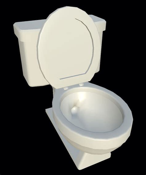 3d Model Toilet Vr Ar Low Poly Cgtrader