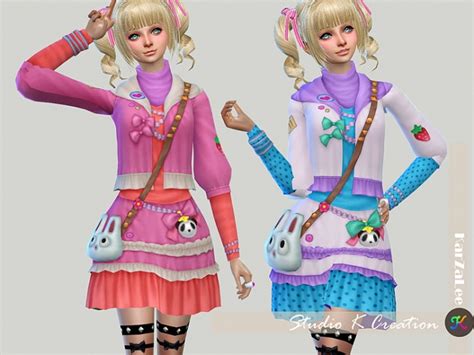 Super Cute Decoration Dress At Studio K Creation Sims 4 Updates