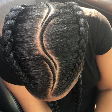It is an easy hairstyle to do, and can protect your. Two Braids Hairstyles | African American Hairstyling