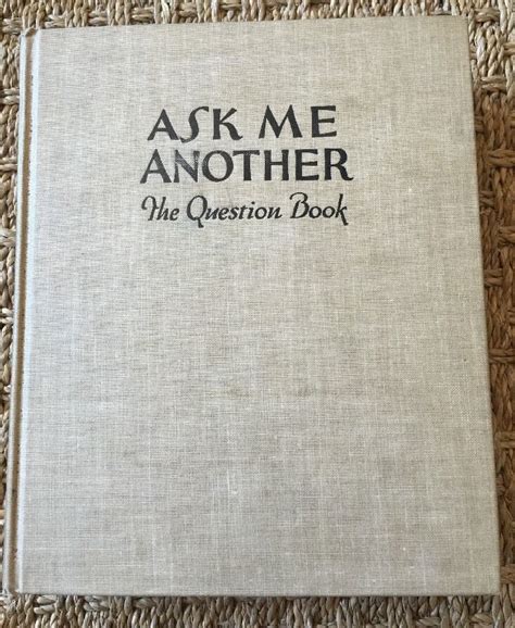 Ask Me Another The Question Book 1927 Hardcover Viking Press Usa Vintage With Images