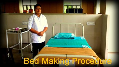 Bed Making Procedure Youtube