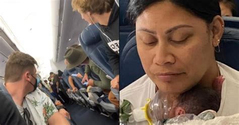 Surprise Of A Lifetime Woman Who Didnt Know She Was Pregnant Gives Birth On A Flight Yencomgh