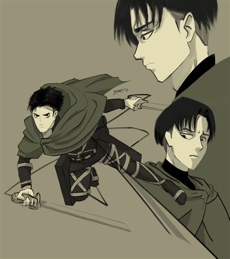Trying Out Styles So Here Are Some Levi Attack On Titan Redraw