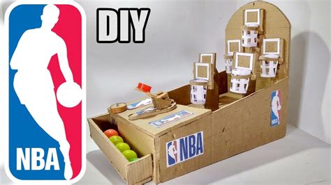 Coolest Cardboard Nba Basketball Board Game Nba Live At Your Home