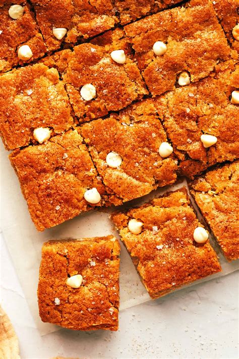 Snickerdoodle Blondies Recipe Gimme Some Oven
