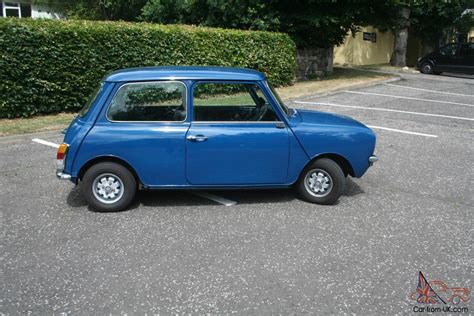 1977 leyland cars mini clubman 1100 blue