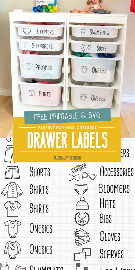 Free Printable Dresser Drawer Labels Printable Templates