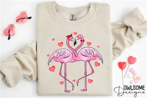 Valentines Day Flamingo Couple Love Png Buy T Shirt Designs