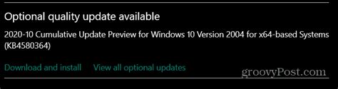 Microsoft Releases Cumulative Updates For Windows Groovypost