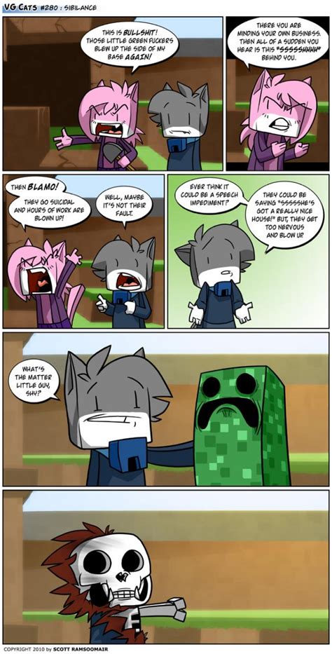 Creeper Comic Minecraft Blog