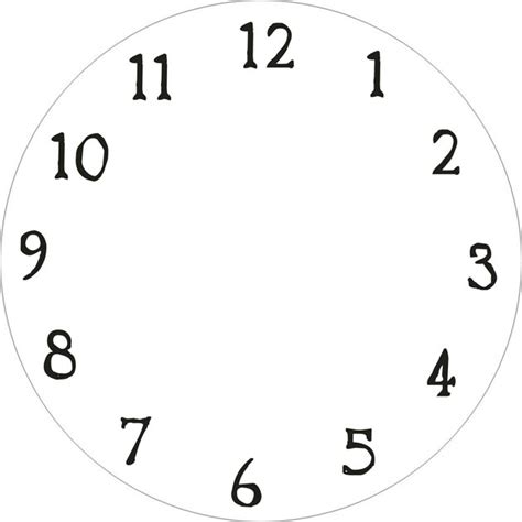 Printable Crafts Clock Faces