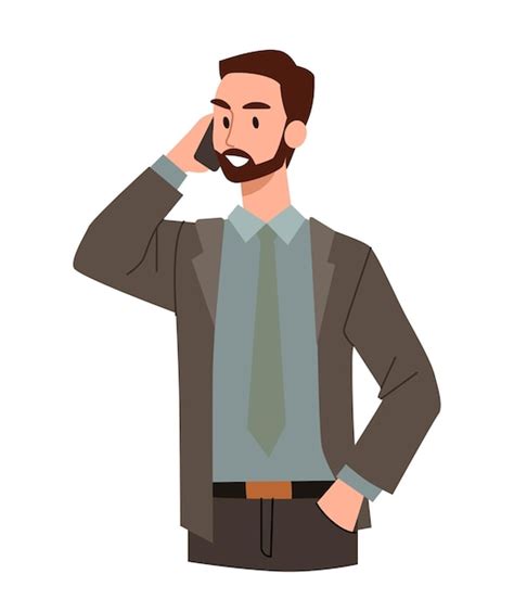 Upset Man Talking On Phone Vectors And Illustrations For Free Download