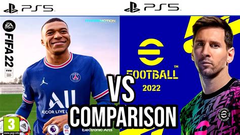 Fifa 22 Vs Efootball 2022 Ps5 Youtube