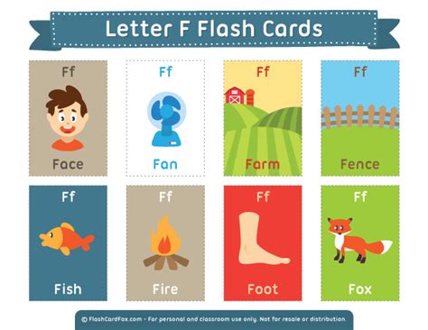 Printable Letter F Flash Cards Printable Letters Flashcards Lettering