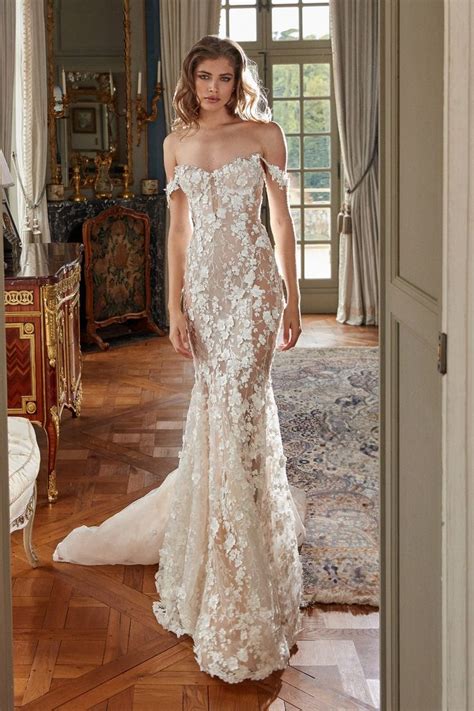 Galia Lahav Bridal Fall Fashion Show Sheer Wedding Dress Petite