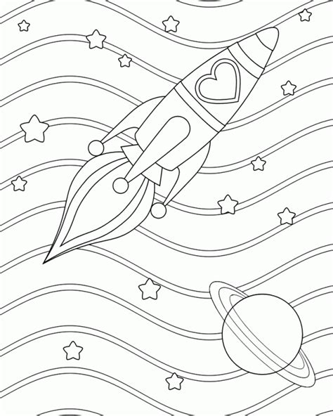 Spaceships, rockets, astronauts, aliens, and planets, featured in movies, stories, and animations have always enthralled kids. Printable Rocket Ship - Coloring Home