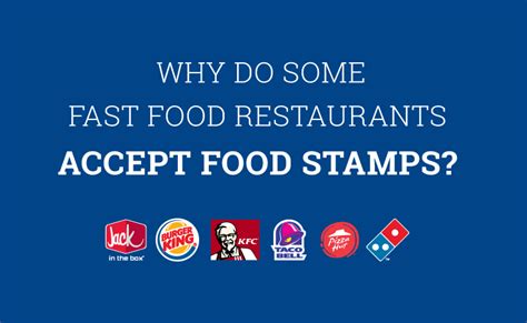In florida, two of the fast food chains where ebt card payment is accepted are taco bell and pizza hut. Why Some Restaurants Take | Food stamps, Fast food ...