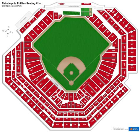 Citizens Bank Park Concert Seating Chart With Seat Numbers Elcho Table