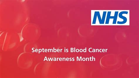 4 Facts About Blood Cancer That You Should Know Nhs Youtube