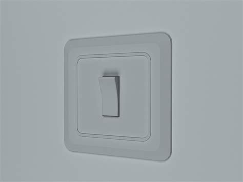 Toggle light switch 3d model 3D Studio,3ds max files free ...