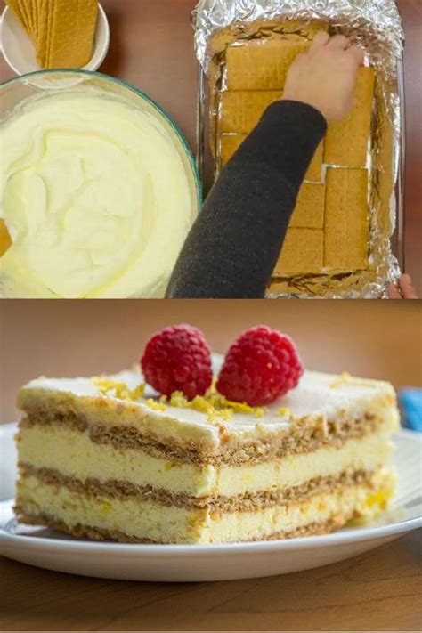 Sunny No Bake Lemon Icebox Cake Recipes Ideas
