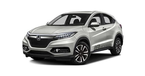Three are petrol units, the range starting with the base grade e, followed by a grade v, and topping out with the rs. 2018 Honda HR-V (facelift) rendered based on spy shot ...