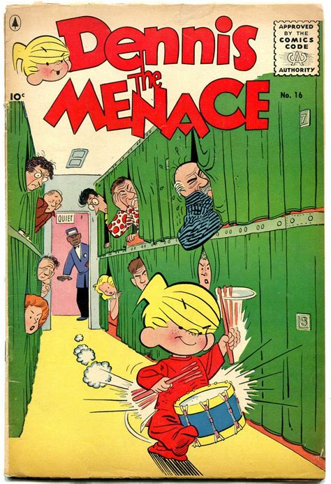 dennis the menace 16 1956 drum gag cover pines comics g comic books silver age pines