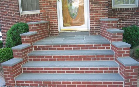 Brick Front Porch Steps Curved How To Build On With Pavers Building And