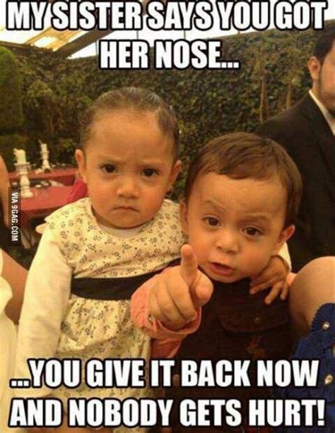 Got Your Nose Funny Baby Pictures Funny Babies Funny Meme Pictures