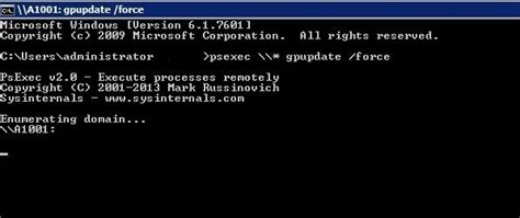 If nothing has changed since the last time the gpo was applied, then the gpo is skipped. Group Policy Update for all computers with one command ...