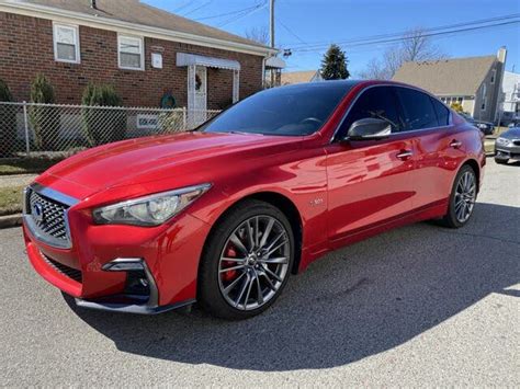 Used 2018 Infiniti Q50 Red Sport 400 Awd For Sale Right Now Cargurus
