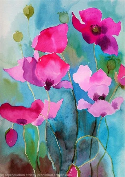 40 Simple Watercolor Paintings Ideas For Beginners To Copy
