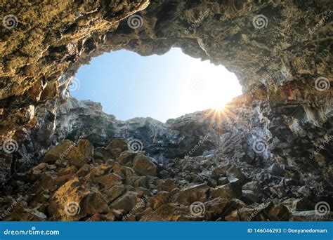 Indian Tunnel Cave In Craters Of The Moon National Monument Idaho Usa
