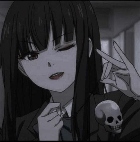 Pfp Gothic Anime Dark Anime Girl Aesthetic Icon Theneave