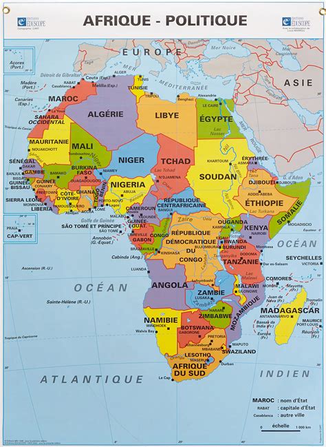 Carte Afrique Voyages Cartes