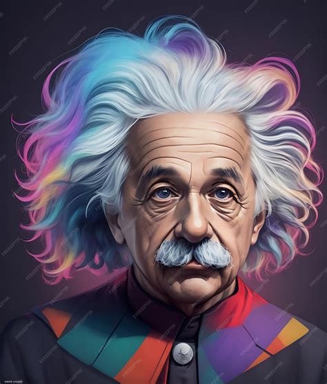 Premium Ai Image Witness The Iconic Image Of Albert Einstein With His