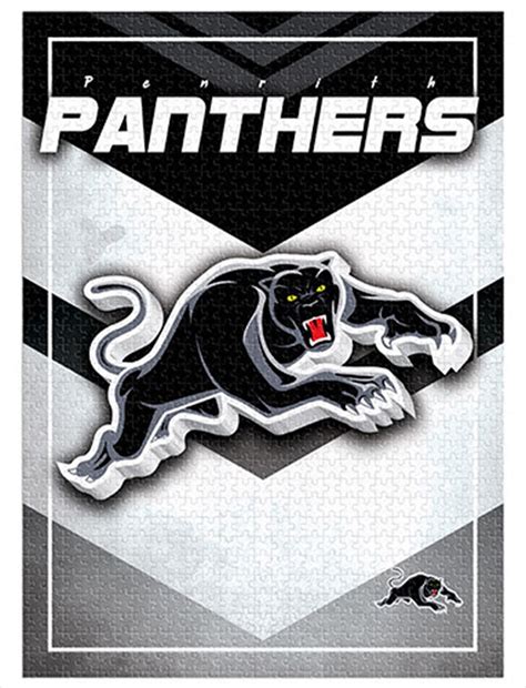 The most renewing collection of free logo vector. Team Logo Penrith Panthers 1000 Piece Puzzle Puzzles ...