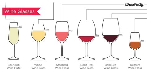 Types Of Wine Glasses Banner With Educational Labeled Classification
