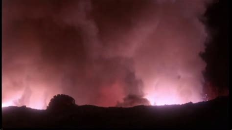 Godzilla Falls Into Volcano Youtube
