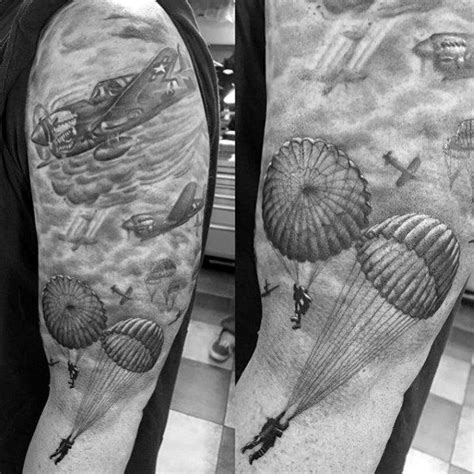 30 Parachute Tattoo Designs For Men Sky Diving Ink Ideas Tattoo