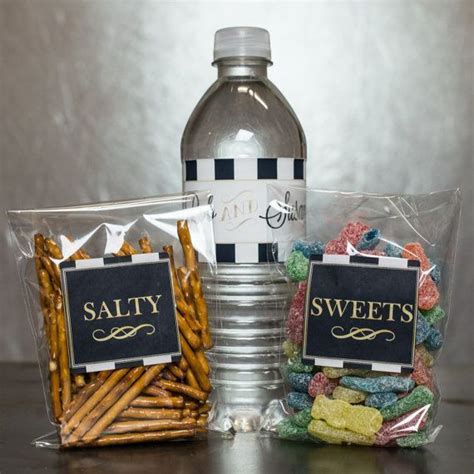Gift bag ideas to welcome your out of town wedding guests. sweet or salty favors | Wedding welcome gifts, Wedding ...