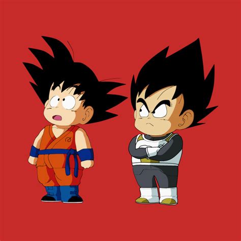 Kid Goku And Kid Vegeta Dragon Ball Onesie Teepublic