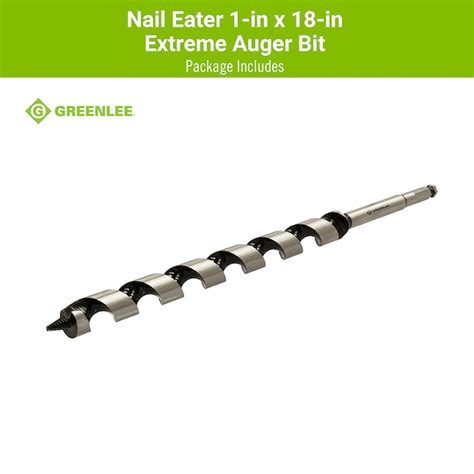 Greenlee 1 In X 18 In Woodboring Auger Drill Bit In The Woodboring