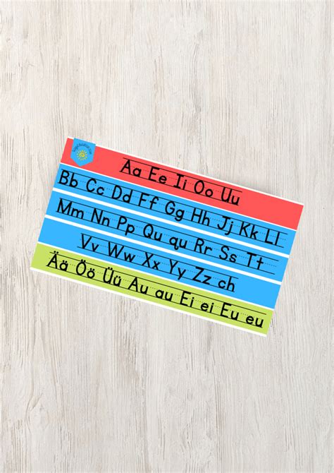 German Alphabet Printable — Gogu Education