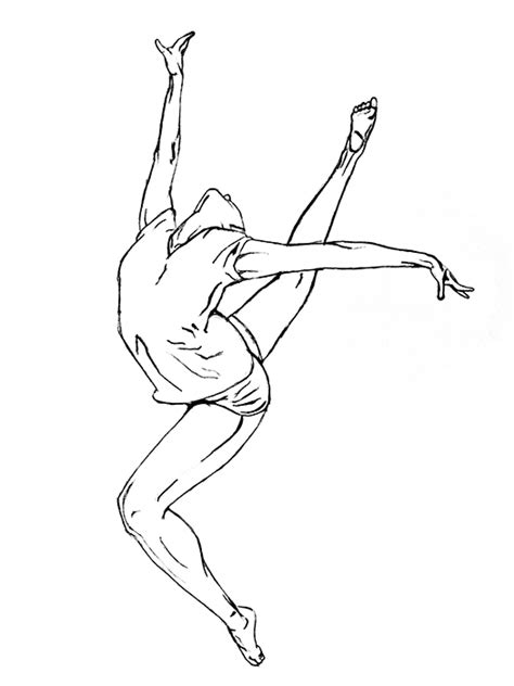 Learn how to draw gymnast. Gymnast Illustration - 3 ways on Behance