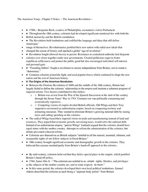Unit 2 Test American History Study Guide The American Yawp Chapter
