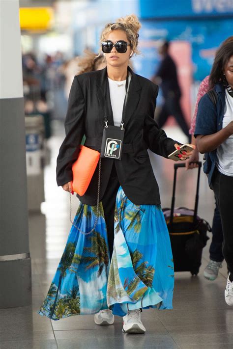 Rita Ora Arrives At Jfk Airport In Nyc Gotceleb